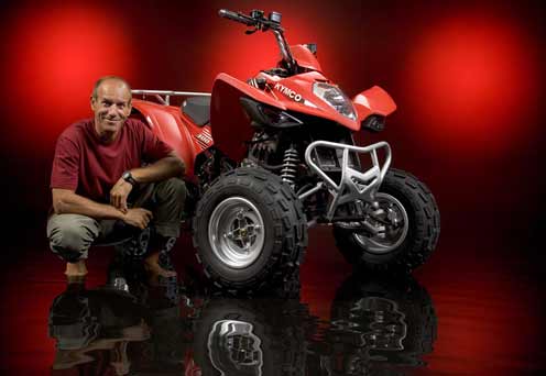 Con el quad Maxxer