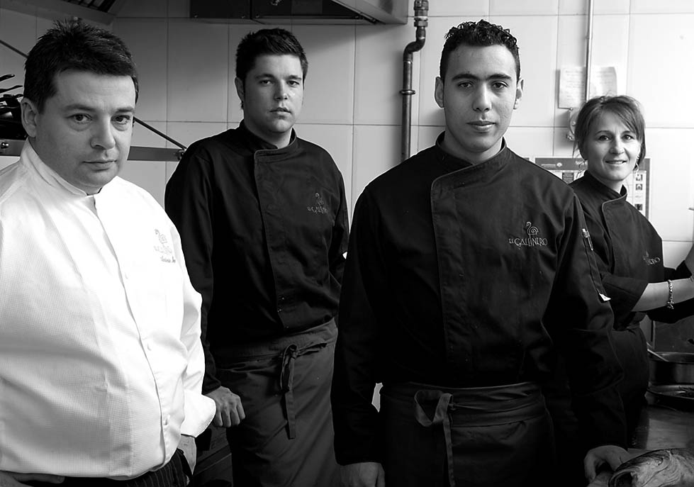 Maestro cocinero y su equipo (Villalba)